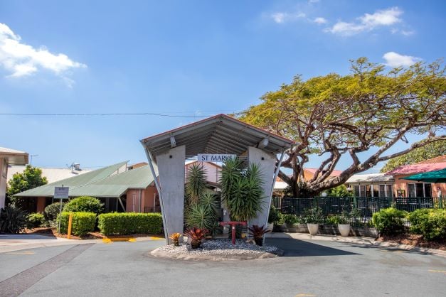 Entrance to St Mark's aged care community at Chermside