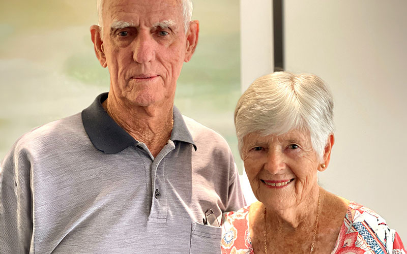 Norm and Marjorie celebrate their 60th anniversary at Rosemount Retirement Village